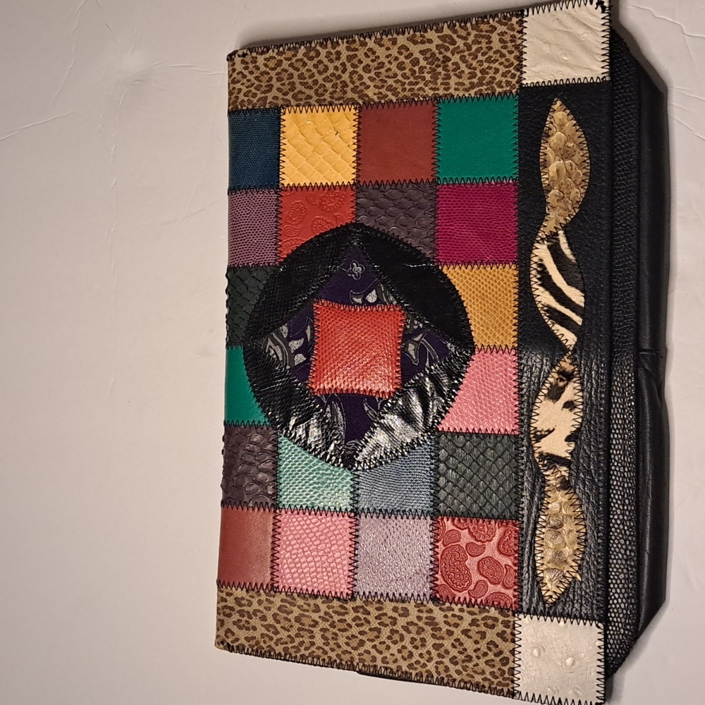 Furst & Mooney leather clutch bag